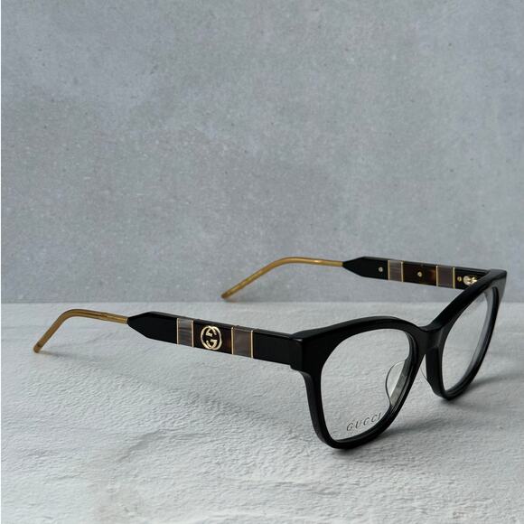 NEW Gucci GG0600O Cat Eye Eyeglasses Frames in Black $565